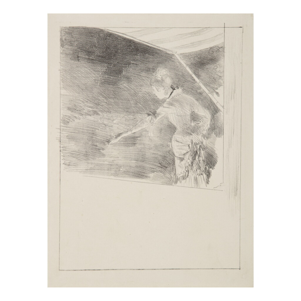 View full screen - View 1 of Lot 52. EDGAR DEGAS | SINGER AT A CAFÉ-CONCERT (DELTEIL 53; ADHÉMAR 33; REED & SHAPIRO 26).