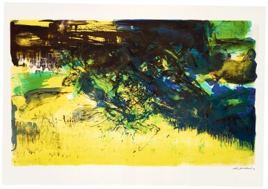 View full screen - View 1 of Lot 241. ZAO WOU-KI | À LA GLOIRE DE L'IMAGE ET ART POÉTIQUE (ÅGERUP 271, 272, 276, 278, 281, 283).