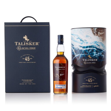 View full screen - View 1 of Lot 8059. Talisker 45 Year Old Glacial Edge 49.8 abv NV (1 BT70).