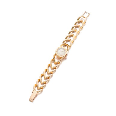 View full screen - View 1 of Lot 999. Lady's gold wristwatch, circa 1950.