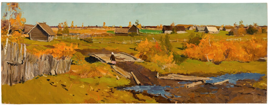 View full screen - View 1 of Lot 51. VLADIMIR FEDOROVICH STOZHAROV | AUTUMN, IVSHINO.