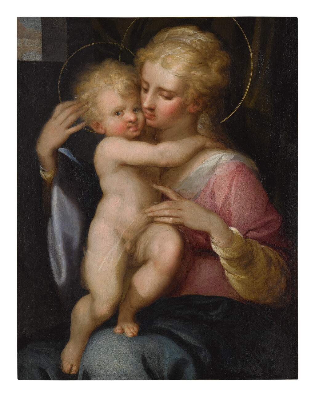 View full screen - View 1 of Lot 544. EMILIAN SCHOOL, THIRD QUARTER 16TH CENTURY | THE MADONNA AND CHILD.