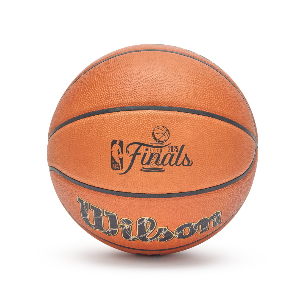 View full screen - View 1 of Lot 2. 2025 NBA Finals ‘Game 1’ Game Used Basketball | Tyrese Haliburton Game Winning Shot .