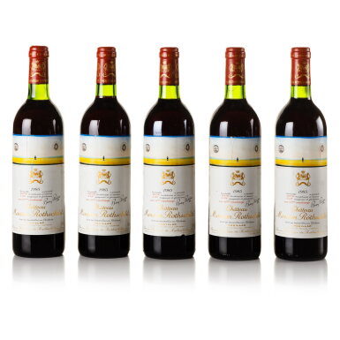 View full screen - View 1 of Lot 44. Château Mouton Rothschild 1983 (5 BT).