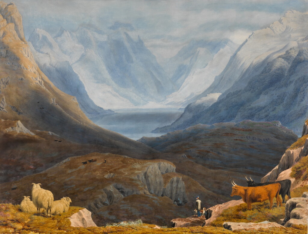 View full screen - View 1 of Lot 170. Loch Duich and the mountains of Glen Shiel, Ross-shire, Scotland.