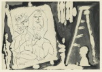 Peintre et modèle devant une peinture (B. 1215; Ba. 1197)