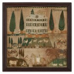 A Very Rare and Important Needlework Sampler, Ann Stockton (1793-1828), Upper Springfield Township, Burlington County, New Jersey, Dated 1804