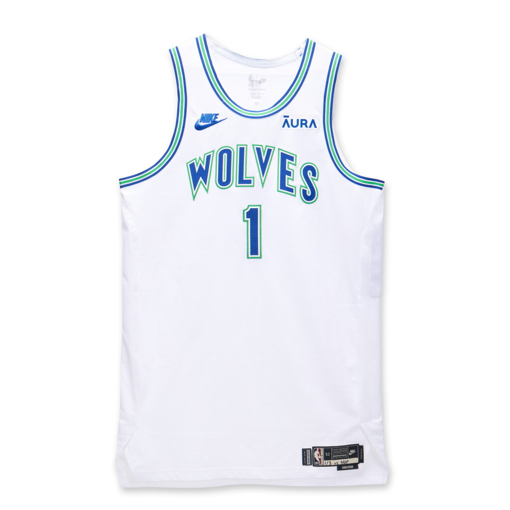 View full screen - View 1 of Lot 18. Kyle Anderson Minnesota Timberwolves 2023-2024 Game Worn Classic Edition Jersey | Matched to 4 Games.