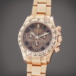 Reference 116505 Daytona | A pink gold automatic chronograph wristwatch with bracelet, Circa 2017