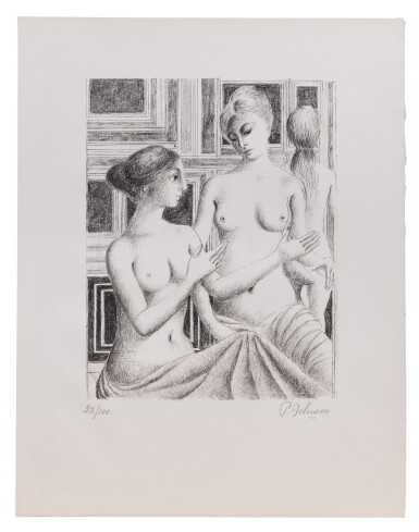 View full screen - View 1 of Lot 212. Œuvre gravé. 1976. 1/50 ex de tête avec 2 lithographies originales signés et numérotées..