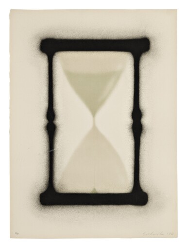 View full screen - View 1 of Lot 61. ED RUSCHA | RELOJ DE ARENA (ENGBERG 163).