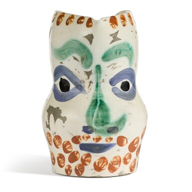 View full screen - View 1 of Lot 116. Visage aux points (A. R. 610).