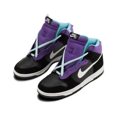 View full screen - View 1 of Lot 1008. Nike SB Dunk High Pro 'Heaven’s Gate' Sample | US 9.