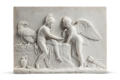 View full screen - View 1 of Lot 35. Ganymede and Cupid playing dice | Ganymède et Cupidon jouant aux dés.