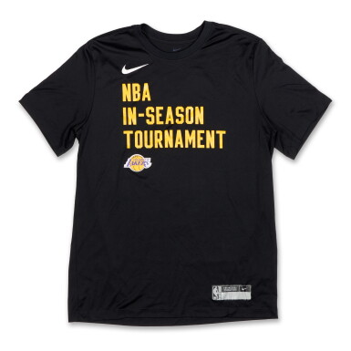 View full screen - View 1 of Lot 71. Max Christie Los Angeles Lakers 2023-24 In-Season Tournament Quarterfinals City Edition Warmup Top.
