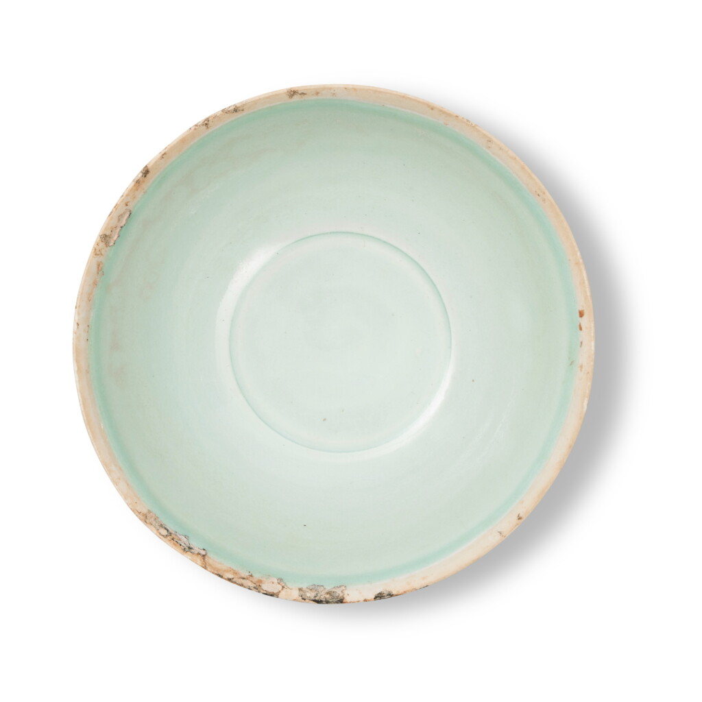 View full screen - View 1 of Lot 1361. A carved Qingbai 'floral' bowl, Southern Song dynasty | 南宋 青白釉刻花紋盌.