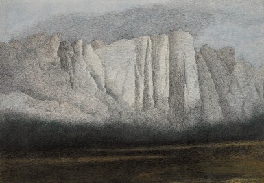 View full screen - View 1 of Lot 337. LÉON SPILLIAERT | ROCHERS BLANCS LE LONG DE LA MEUSE.