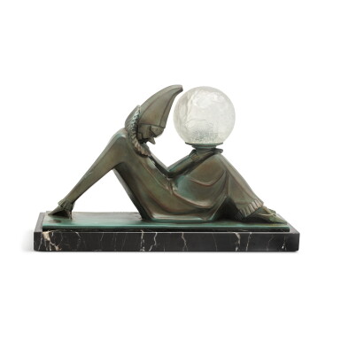 View full screen - View 1 of Lot 1760. Clown a la Boule table light, executed after 1945.
