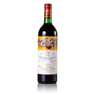 View full screen - View 1 of Lot 211. Château Mouton Rothschild 1987 (1 BT).