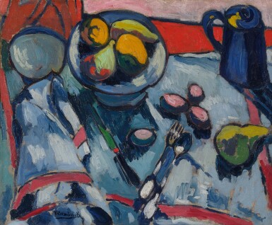 View full screen - View 1 of Lot 136. La Table or Nature morte aux amandes.