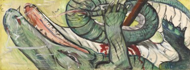 View full screen - View 1 of Lot 321. Der getötete Drache (The Slain Dragon).