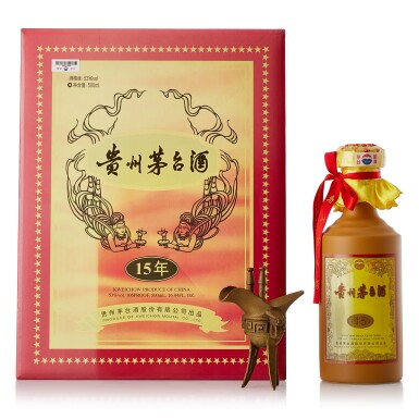 View full screen - View 1 of Lot 9233. 2015年產 15年貴州茅台酒 Kweichow Moutai Aged 15 Years 2015 (1 BT50).