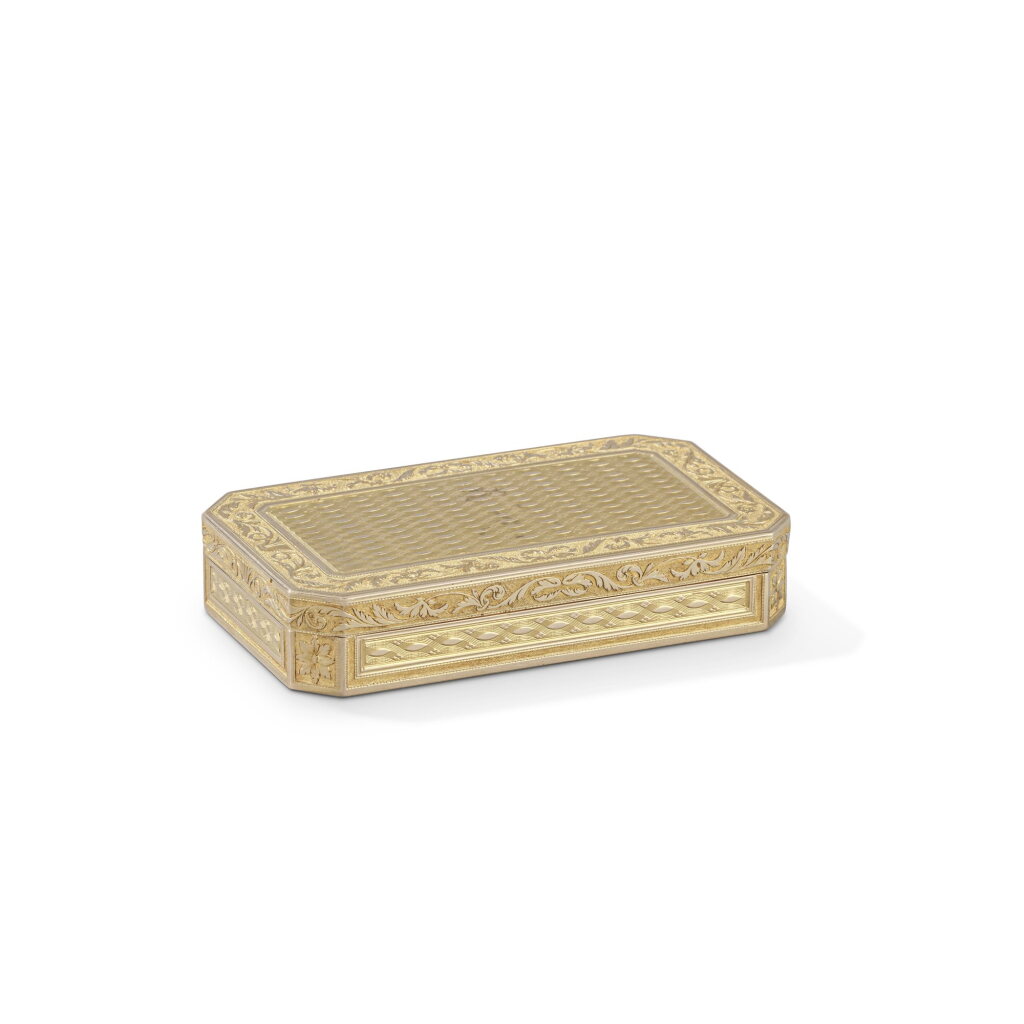 View full screen - View 1 of Lot 716. A gold snuff box, Paris, 1798-1809.