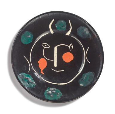 View full screen - View 1 of Lot 10. PABLO PICASSO | SERVICE VISAGE NOIR (A. R. 40).