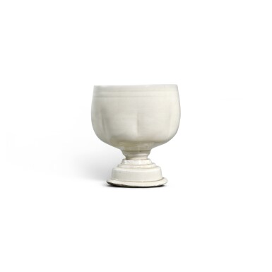 View full screen - View 1 of Lot 5596. A Ding-type white-glazed stem bowl, Song dynasty | 宋 定窰系白釉高足盃.