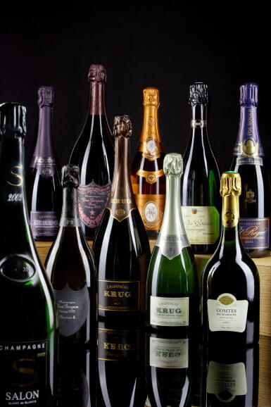 View full screen - View 1 of Lot 384. Salon Le Mesnil, Blanc de Blancs 2002 (1 MAG).