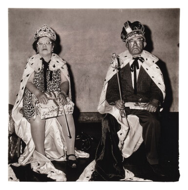 View full screen - View 1 of Lot 174. ‘The King and Queen of a Senior Citizens Dance, N.Y.C.’.