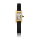 Cartier | Mini Tank Américaine, Reference 1809, A yellow gold wristwatch, Circa 1990 | 卡地亞 | Mini Tank Américain 型號1809 黃金腕錶,約1990年製