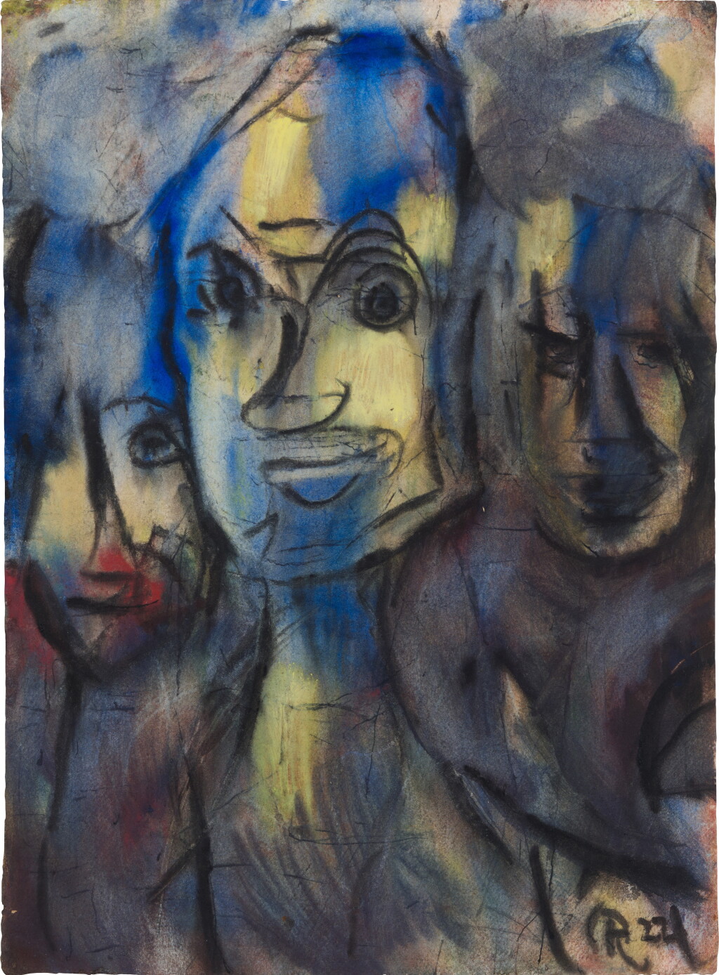 View full screen - View 1 of Lot 53. Köpfe (Drei Köpfe) (Heads (Three Heads)) .