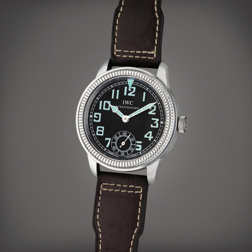View full screen - View 1 of Lot 46. Reference IW325401 Pilot Vintage Collection | A stainless steel wristwatch, Circa 2010.