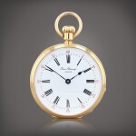 Montre de poche en or jaune | Yellow gold open-faced pocket watch Vers 1892 | Circa 1892