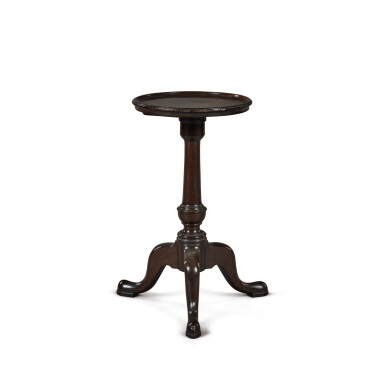 View full screen - View 1 of Lot 72. A rare George III mahogany kettle stand, circa 1760.