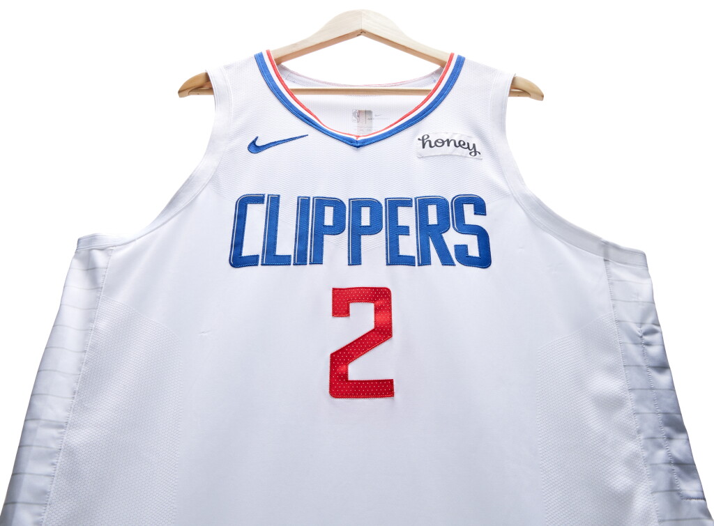 View full screen - View 1 of Lot 96. Kawhi Leonard Los Angeles Clippers 2020-2021 Game Worn Association Edition Jersey.