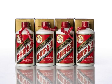 View full screen - View 1 of Lot 5560. 1997年產飛天牌貴州茅台酒 Kweichow Flying Fairy Moutai 1997 (4 BT50).