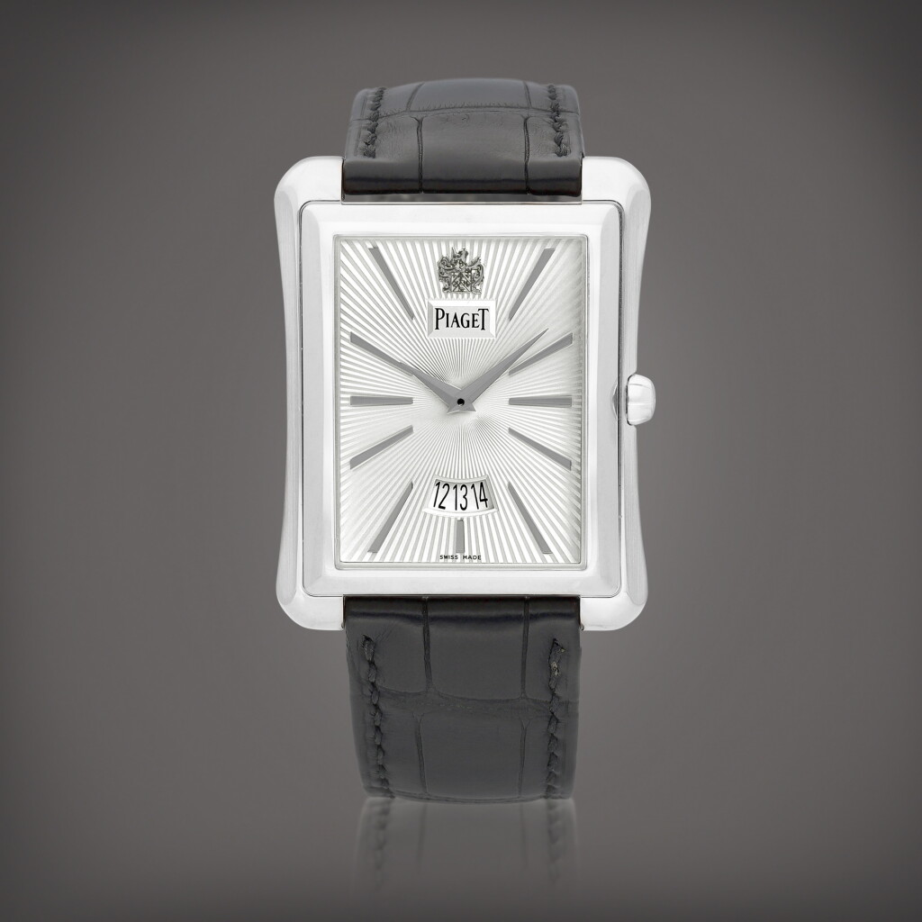 View full screen - View 1 of Lot 8891. Emperador XL, Reference P10446 | A white gold wristwatch with date, Circa 2017 | 伯爵 | Emperador XL 型號P10446 | 白金腕錶,備日期顯示,約2017年製.