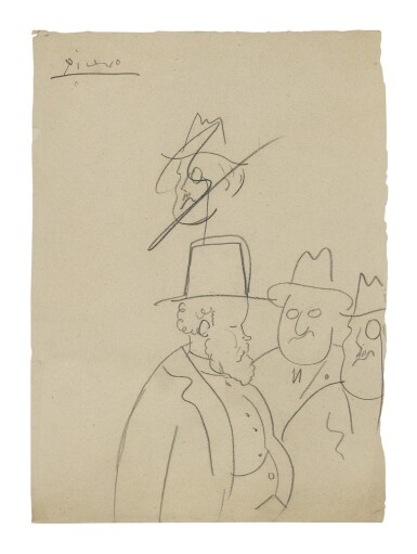 View full screen - View 1 of Lot 31. PABLO PICASSO | TROIS HOMMES.