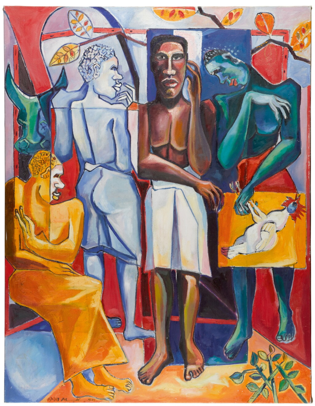 Voir en plein écran - Voir 1 du lot 72. GEOFFREY MUKASA | SELF-PORTRAIT.