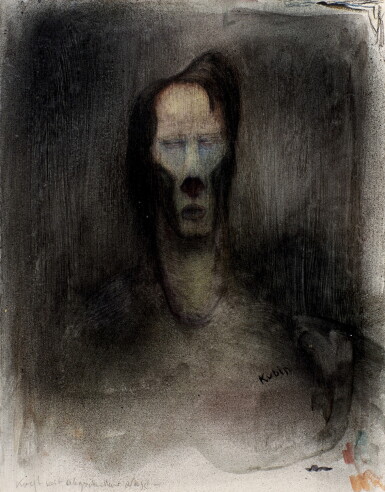 View full screen - View 1 of Lot 267. Kopf mit abgeschnittener Nase (Head with cut off nose).