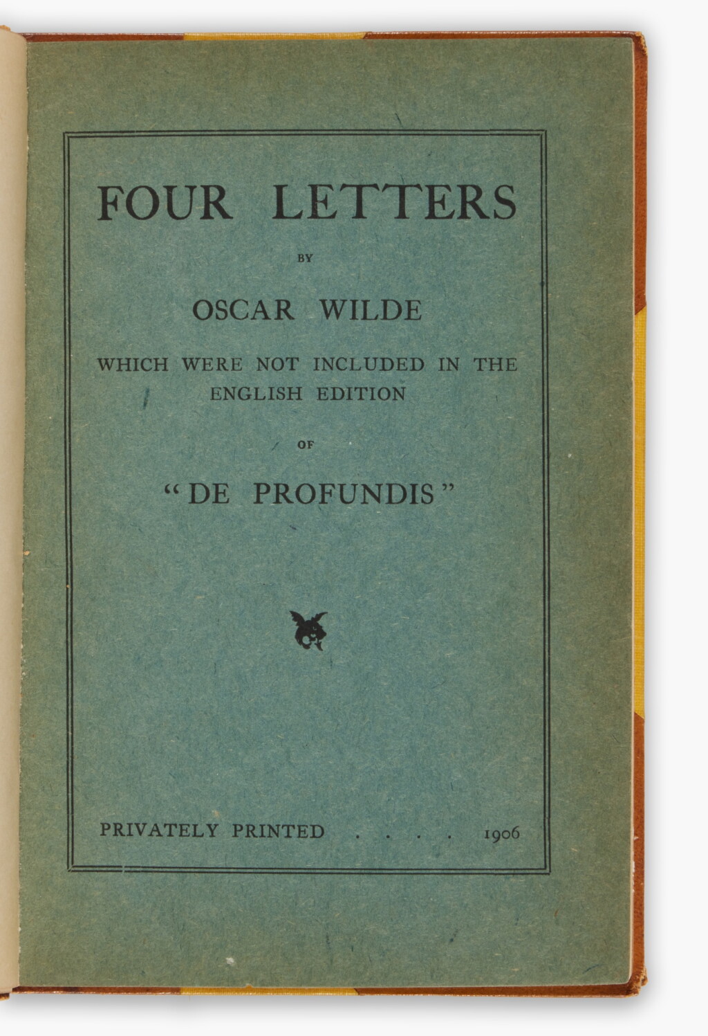 View full screen - View 1 of Lot 431. Wilde, Oscar | Two relatively scarce pamphlets.