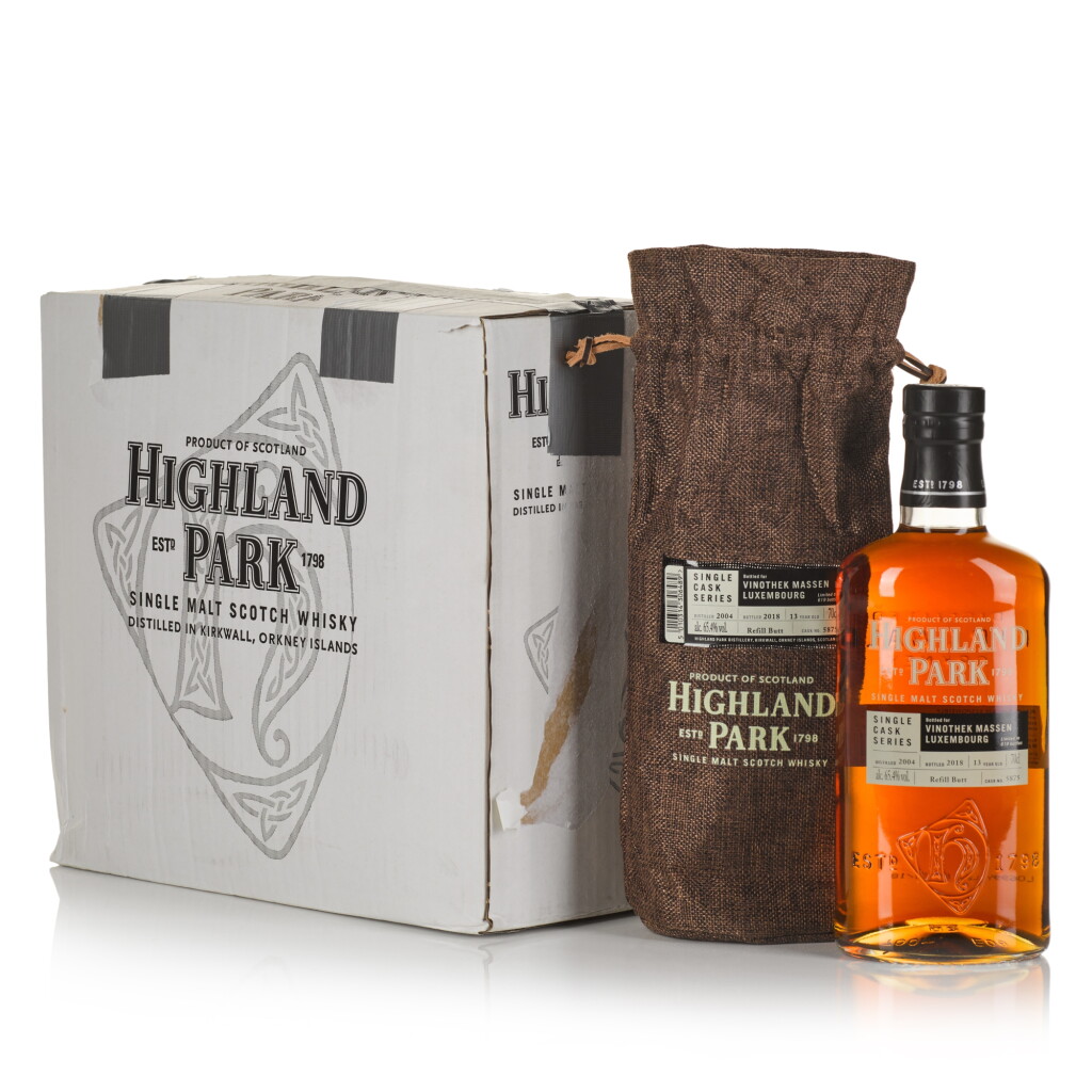 View full screen - View 1 of Lot 201. Highland Park 13 Year Old Single Cask Series #5875 65.4 abv 2004 (6 BT 70cl).