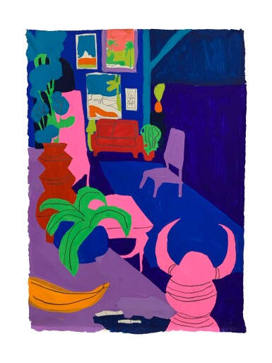 View full screen - View 1 of Lot 27. Time Travelers Cosmic Couch.