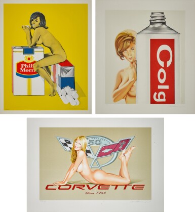 View full screen - View 1 of Lot 36. Tobacco Rose; Gardol Gertie; and Corvette (Three Works).