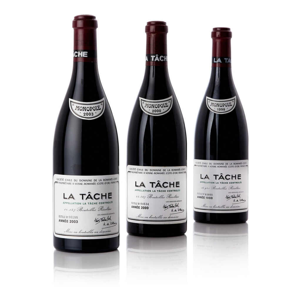 View full screen - View 1 of Lot 9452. La Tâche 2003 Domaine de la Romanée-Conti (3 BT).