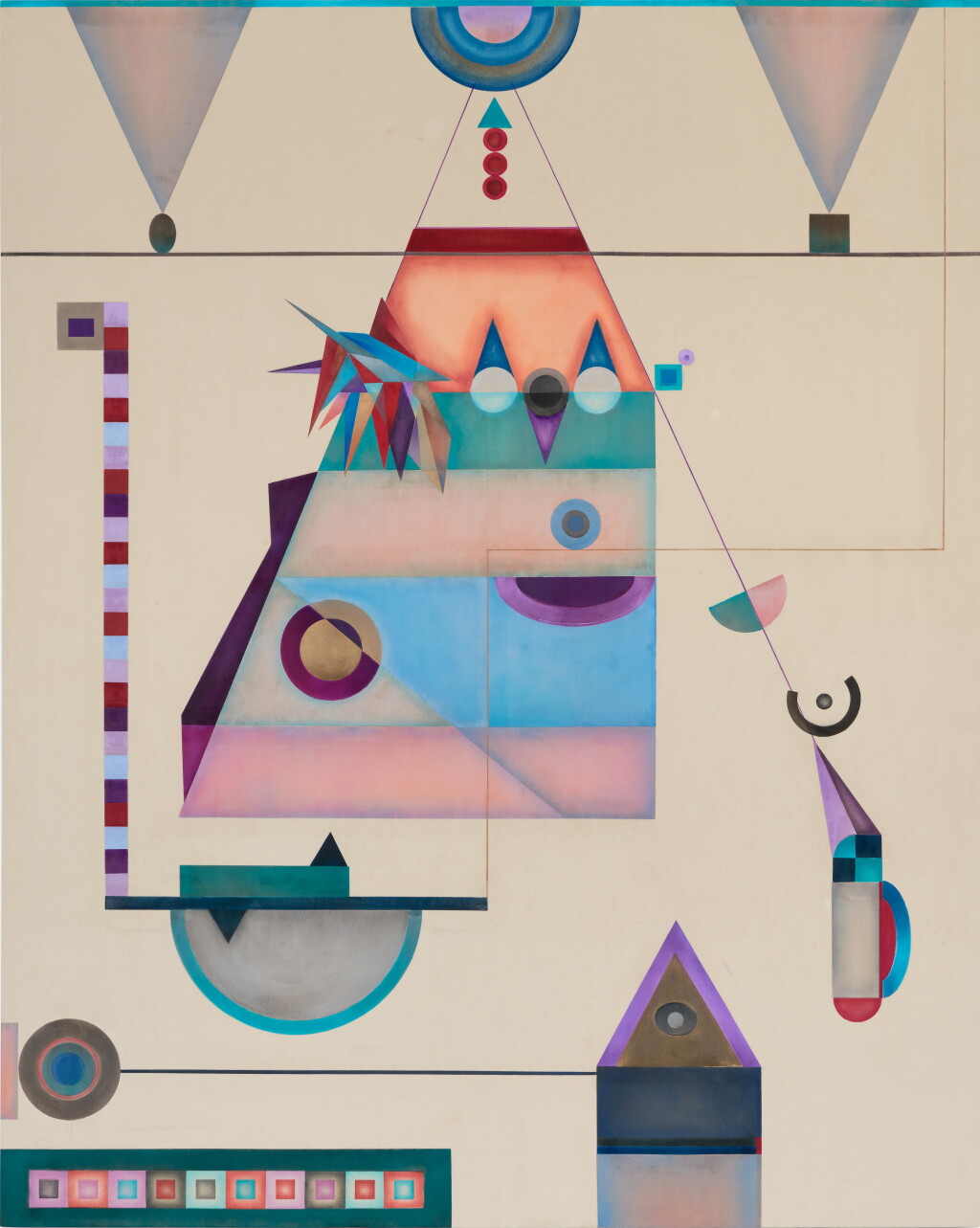 View full screen - View 1 of Lot 44. Automatic Theorem Painting #4.