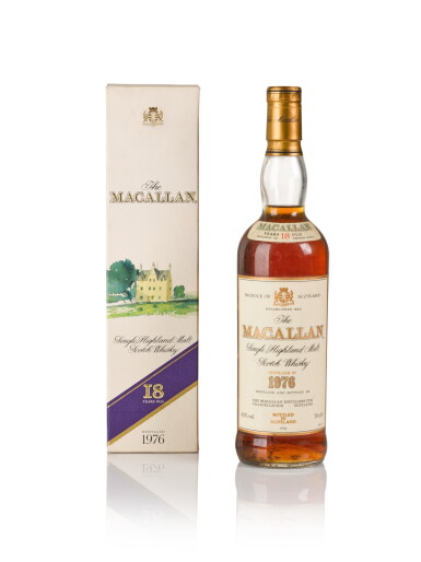 View full screen - View 1 of Lot 1. The Macallan 18 Year Old 43.0 abv 1976 .