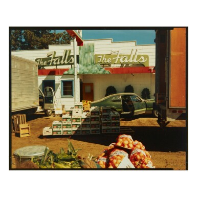 View full screen - View 1 of Lot 120. STEPHEN SHORE | 'U.S. ROUTE 10, POST FALLS, IDAHO, AUGUST 25, 1974'.